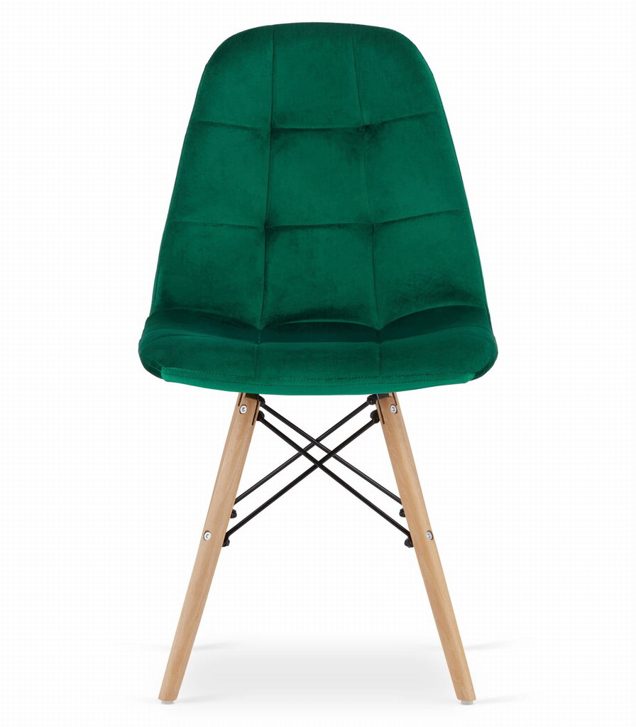 Krēsls Dumo, zaļš cena un informācija | Virtuves un ēdamistabas krēsli | 220.lv