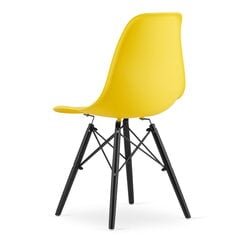 Комплект из 3 стульев Osaka, желтый/черный цена и информация | Стулья для кухни и столовой | 220.lv
