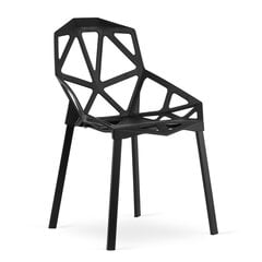 Комплект из 2-х стульев Essen, черного цвета цена и информация | Стулья для кухни и столовой | 220.lv