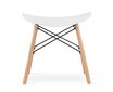 3-ju krēslu komplekts Korfu, balts/brūns cena un informācija | Virtuves un ēdamistabas krēsli | 220.lv