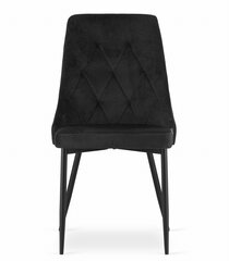 2-u krēslu komplekts Imola, melns cena un informācija | Virtuves un ēdamistabas krēsli | 220.lv