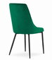 3-ju krēslu komplekts Imola, zaļš cena un informācija | Virtuves un ēdamistabas krēsli | 220.lv