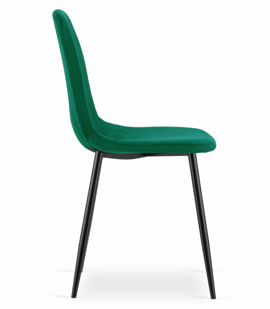 2-u krēslu komplekts Como, zaļš cena un informācija | Virtuves un ēdamistabas krēsli | 220.lv