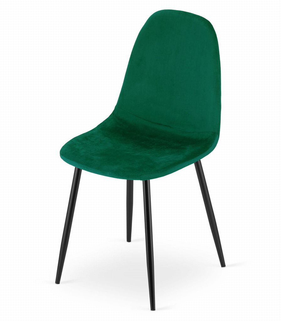 3-ju krēslu komplekts Como, zaļš cena un informācija | Virtuves un ēdamistabas krēsli | 220.lv