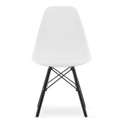 Набор из 3 стульев Osaka, белый/черный цена и информация | Стулья для кухни и столовой | 220.lv