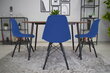 2-u krēslu komplekts Osaka, zils/melns cena un informācija | Virtuves un ēdamistabas krēsli | 220.lv