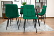 2-u krēslu komplekts Kara, zaļš cena un informācija | Virtuves un ēdamistabas krēsli | 220.lv