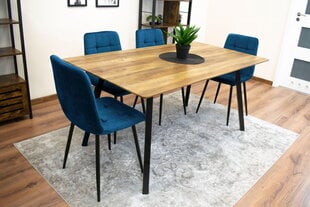 Комплект из 2 стульев Kara, синий цена и информация | Стулья для кухни и столовой | 220.lv