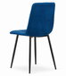 2-u krēslu komplekts Kara, zils cena un informācija | Virtuves un ēdamistabas krēsli | 220.lv