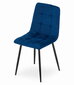 2-u krēslu komplekts Kara, zils цена и информация | Virtuves un ēdamistabas krēsli | 220.lv