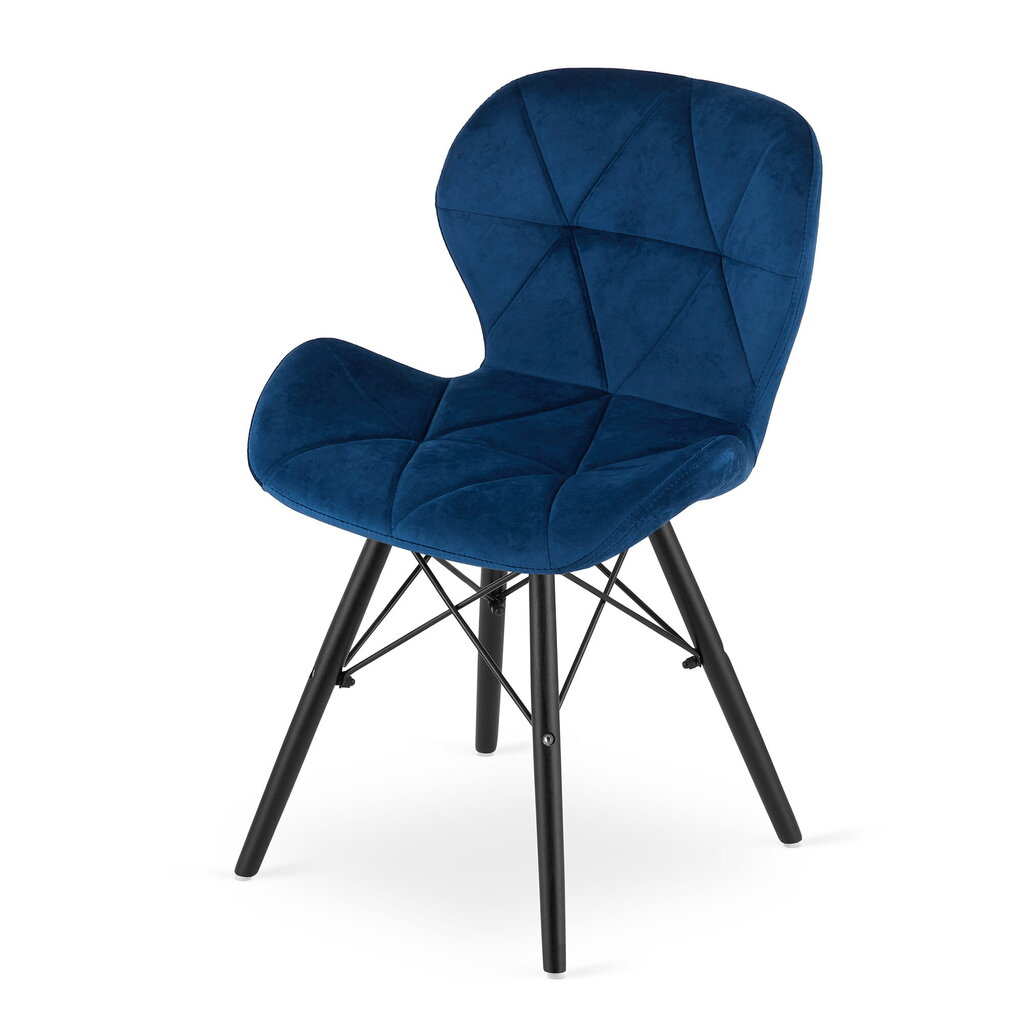 3-ju krēslu komplekts Lago, zils cena un informācija | Virtuves un ēdamistabas krēsli | 220.lv