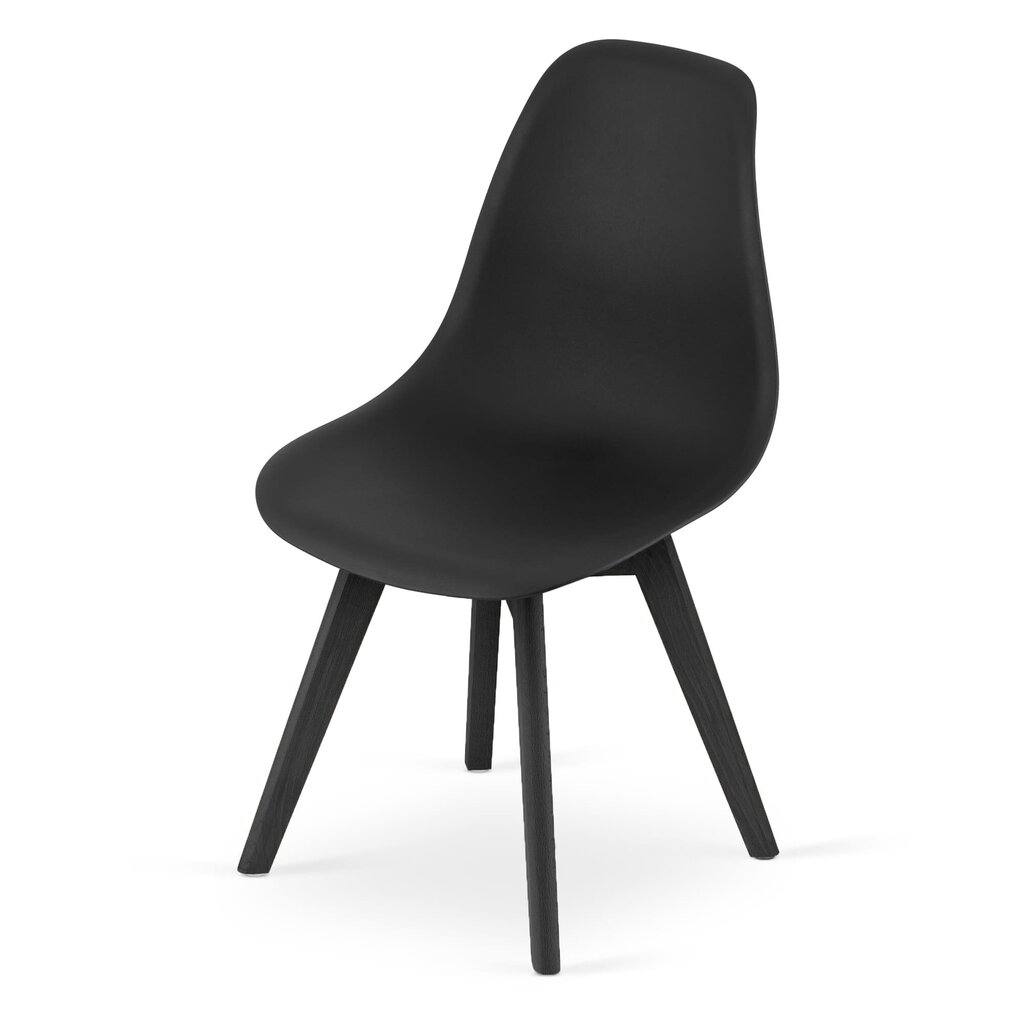 3-ju krēslu komplekts Kito, melns цена и информация | Virtuves un ēdamistabas krēsli | 220.lv