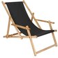Impregnēts krēsls ar roku balstiem Springos DC006 OXFORD01, melns цена и информация | Dārza krēsli | 220.lv
