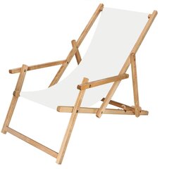 Impregnēts krēsls ar roku balstiem Springos DC006 OXFORD33, balts cena un informācija | Dārza krēsli | 220.lv