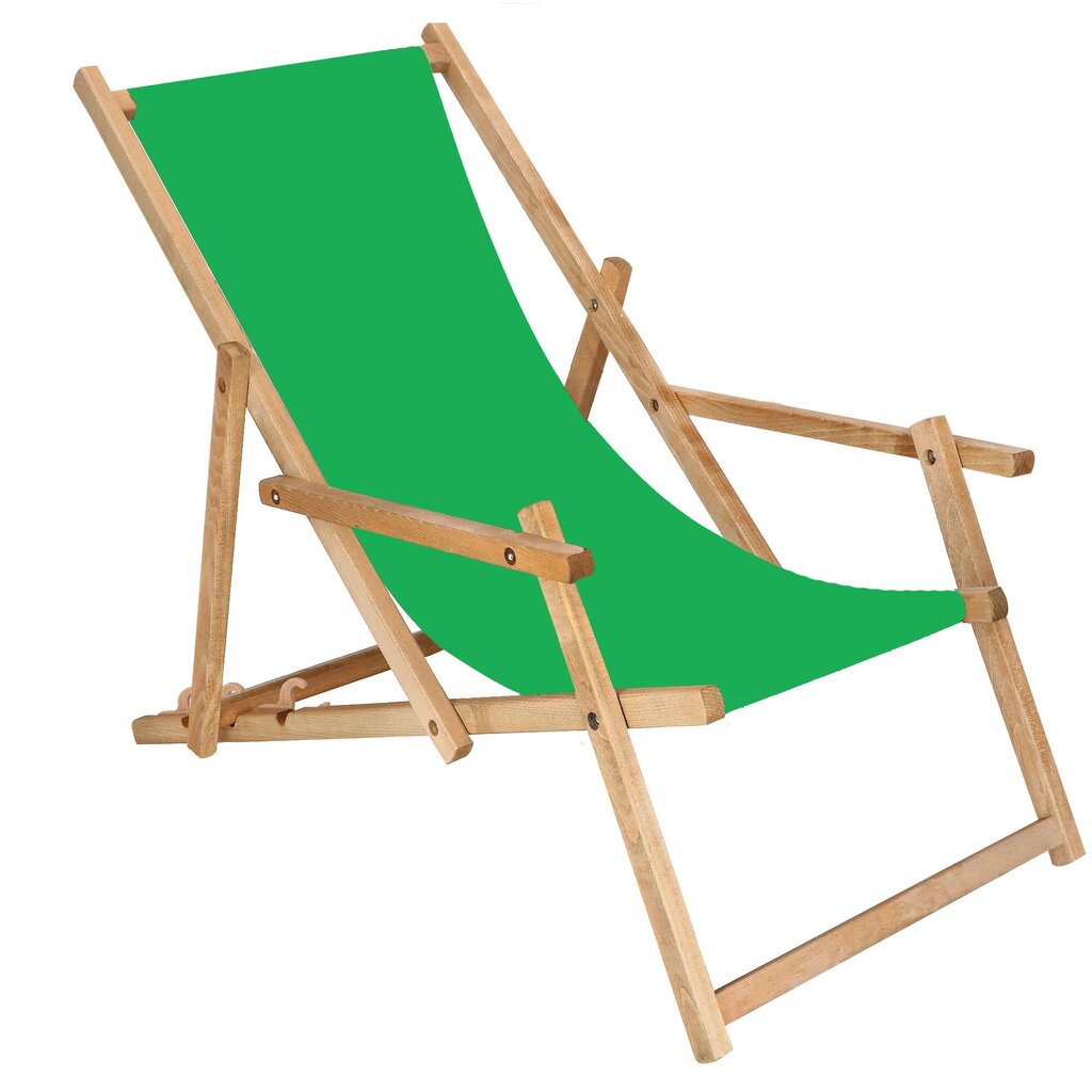 Impregnēts krēsls ar roku balstiem Springos DC006 OXFORD31, zaļš цена и информация | Dārza krēsli | 220.lv