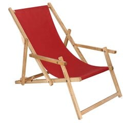 Impregnēts krēsls ar roku balstiem Springos DC006 OXFORD12, burgundija cena un informācija | Dārza krēsli | 220.lv