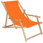 Impregnēts krēsls ar roku balstiem Springos DC006 OXFORD08, oranžs cena un informācija | Dārza krēsli | 220.lv