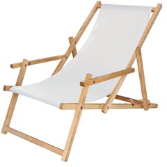 Impregnēts krēsls ar roku balstiem Springos DC006 OXFORD03, gaiši pelēks cena un informācija | Dārza krēsli | 220.lv