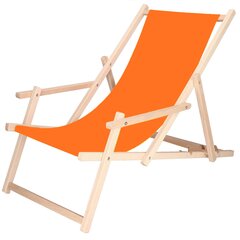 Krēsls ar roku balstiem Springos DC003 OXFORD08, oranžs cena un informācija | Dārza krēsli | 220.lv