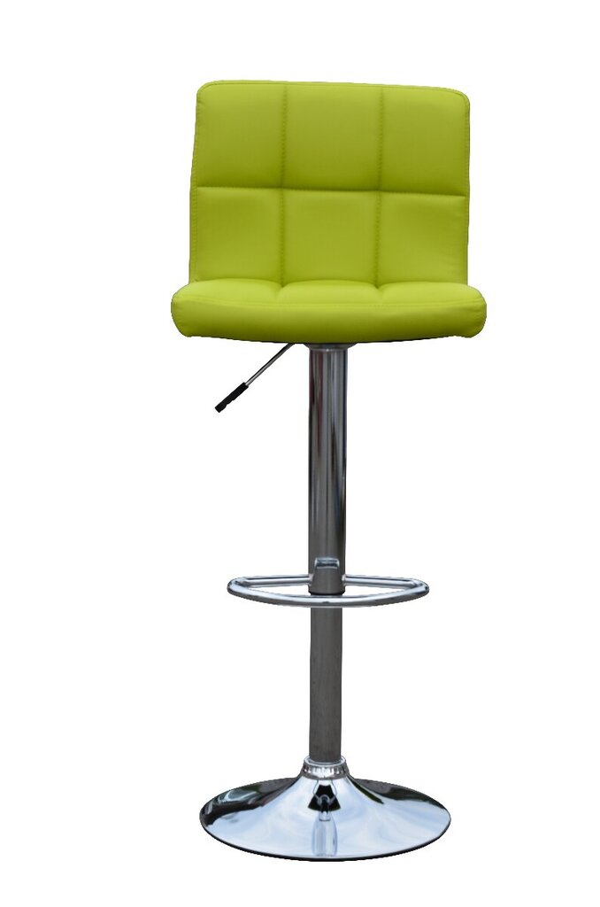 Kappa bāra krēsls, lemon izm: 42X36.5/43X93.5/114CM, hromēta pamatne cena un informācija | Virtuves un ēdamistabas krēsli | 220.lv