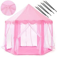 Игровая палатка детская KG0015, розовая цена и информация | Детские игровые домики | 220.lv