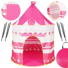 Игровая палатка детская KG0018, розовая цена и информация | Детские игровые домики | 220.lv