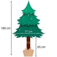 Mākslīgā dimanta egle uz stumbra Springos CT0111 1,8m cena un informācija | Mākslīgās egles, vainagi, statīvi | 220.lv