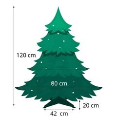 Ziemassvētku dimanta egle Springos CT0116, 120 cm цена и информация | Искусственные елки | 220.lv