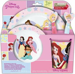 Princesses Disney piknika komplekts bērniem cena un informācija | Trauki, šķīvji, pusdienu servīzes | 220.lv