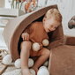 Putu rotaļu komplekts ar bumbu baseinu, bedresMeowBaby®, 100 bumbiņām, gaiši pelēks cena un informācija | Rotaļlietas zīdaiņiem | 220.lv