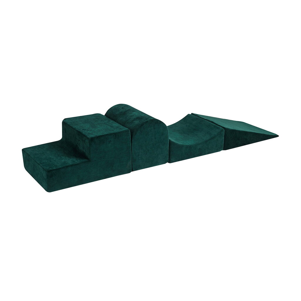 Kāpšanas bloki, MeowBaby® Foam, 4 elementi, zaļš цена и информация | Rotaļlietas zīdaiņiem | 220.lv