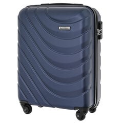 Rokas bagāžas koferis, Barrens, 55x40x20, zils, 34L цена и информация | Чемоданы, дорожные сумки | 220.lv