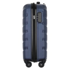 Rokas bagāžas koferis, Barrens, 55x40x20, zils, 34L цена и информация | Чемоданы, дорожные сумки | 220.lv