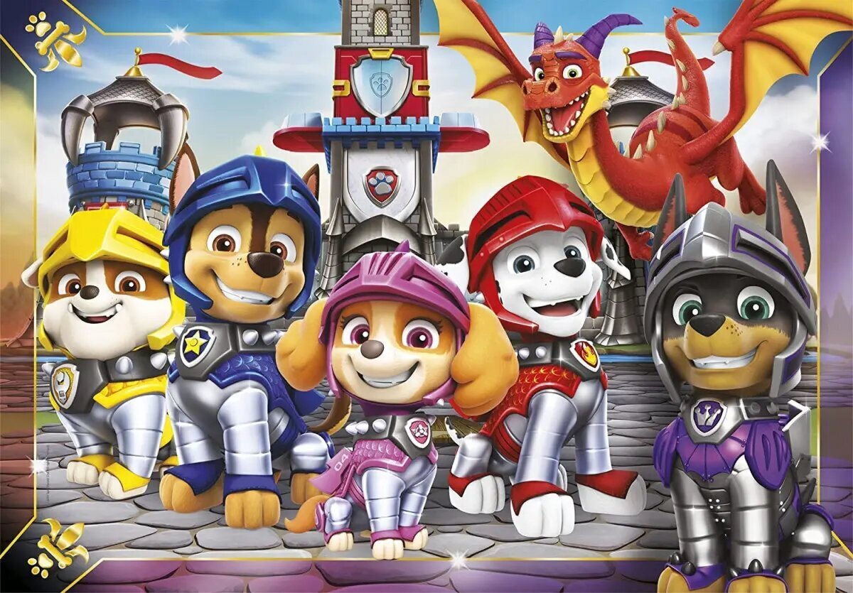 Puzzle, PawPatrol, 2 x 60 gabali cena un informācija | Puzles, 3D puzles | 220.lv