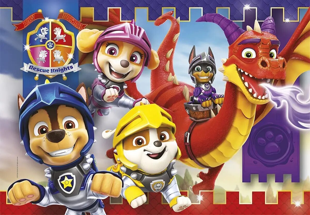 Puzzle, PawPatrol, 2 x 60 gabali cena un informācija | Puzles, 3D puzles | 220.lv