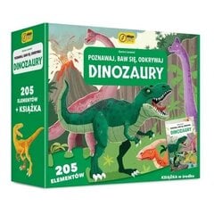 Puzle ar dinozauriem, Wilga play, 98640, 205 detaļas cena un informācija | Puzles, 3D puzles | 220.lv