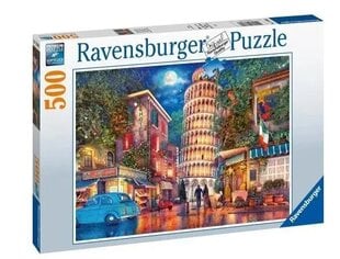 Dėlionė vakaras Pizoje Ravensburger, 500 d. cena un informācija | Puzles, 3D puzles | 220.lv