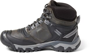 Мужские походные ботинки Keen Ridge Flex Mid WP, ​​черные цена и информация | Кроссовки мужские | 220.lv