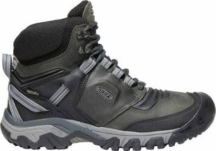 Мужские походные ботинки Keen Ridge Flex Mid WP, ​​черные цена и информация | Keen Одежда, обувь и аксессуары | 220.lv