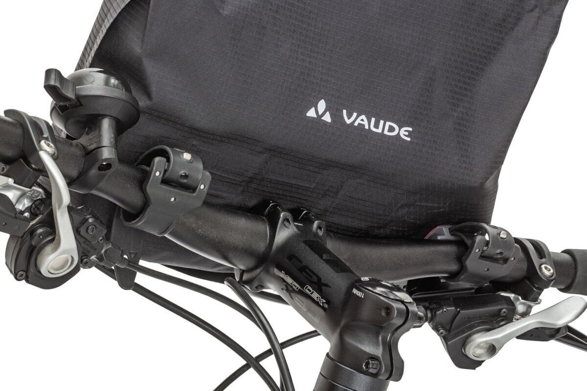 Velosipēda stūres soma Vaude Aqua Box Light, 4 l, melna cena un informācija | Velo somas, telefona turētāji | 220.lv