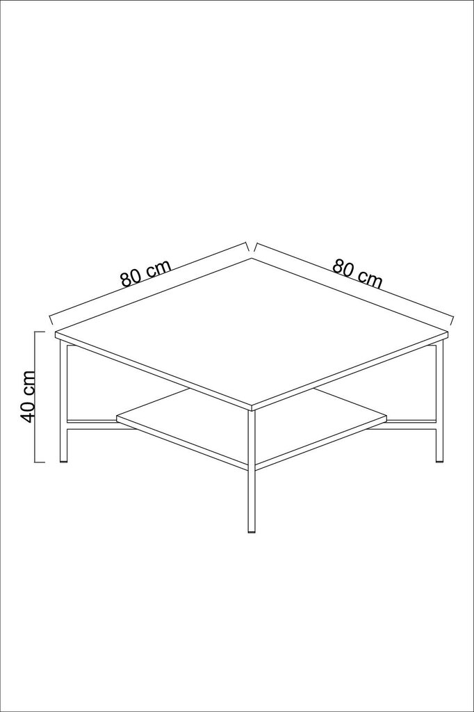 Viesistabas mēbeļu komplekts, Asir, TV galds 180 x 30 x 50 cm, brūns un melns цена и информация | Sekcijas | 220.lv