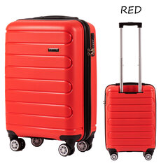 Маленький чемодан Wings DQ181, 55cm Бургундия цена и информация | Чемоданы, дорожные сумки | 220.lv
