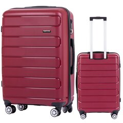 Vidējs koferis Wings DQ181, 65cm, sarkans cena un informācija | Koferi, ceļojumu somas | 220.lv