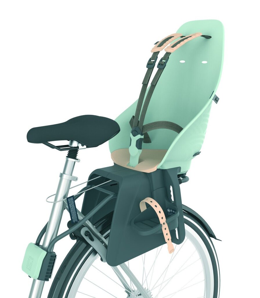 Bērnu aizmugurējais velosipēda krēsls Urban Iki Aotake, zils cena un informācija | Barošanas krēsli | 220.lv