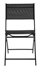 Уличный стул, черный цена и информация | скамейка со столиком | 220.lv