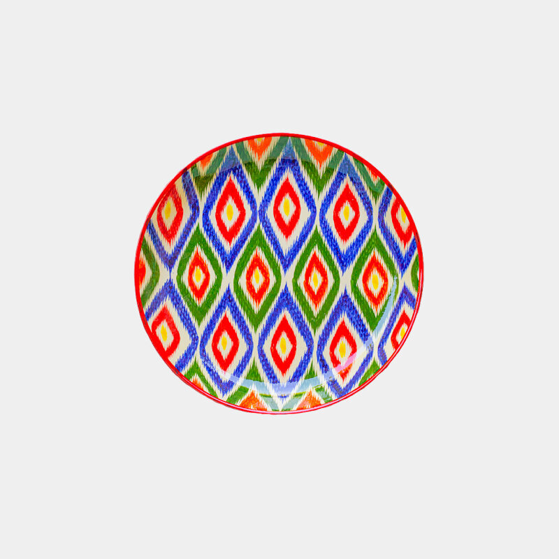 Rishtan Legans (Uzbeku šķīvis) 34 cm, dažādas krāsas cena un informācija | Trauki, šķīvji, pusdienu servīzes | 220.lv
