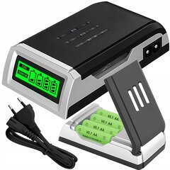 Зарядное устройство для батарей AA и AAA, с индикатором цена и информация | Зарядные устройства для элементов питания | 220.lv