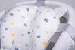 Saliekama bērnu vanna ar spilvenu Crown Primabobo, balta cena un informācija | Mazuļa mazgāšana | 220.lv