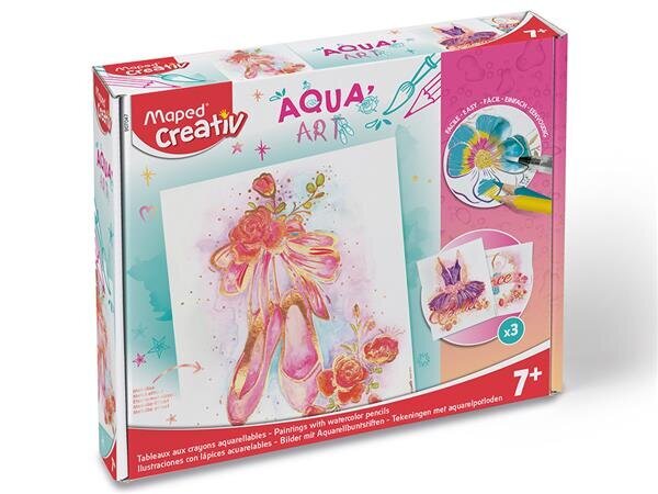 Krāsu komplekts Maped Creativ Aqua Art Dance cena un informācija | Attīstošās rotaļlietas | 220.lv