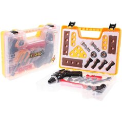 Детский набор инструментов для рукоделия с вращающейся дрелью MalPlay цена и информация | Игрушки для мальчиков | 220.lv